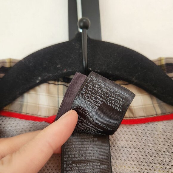 The North Face TNF Green Plaid Short Sleeve Button Down Shirt Hiking Camping L - Picture 8 of 8